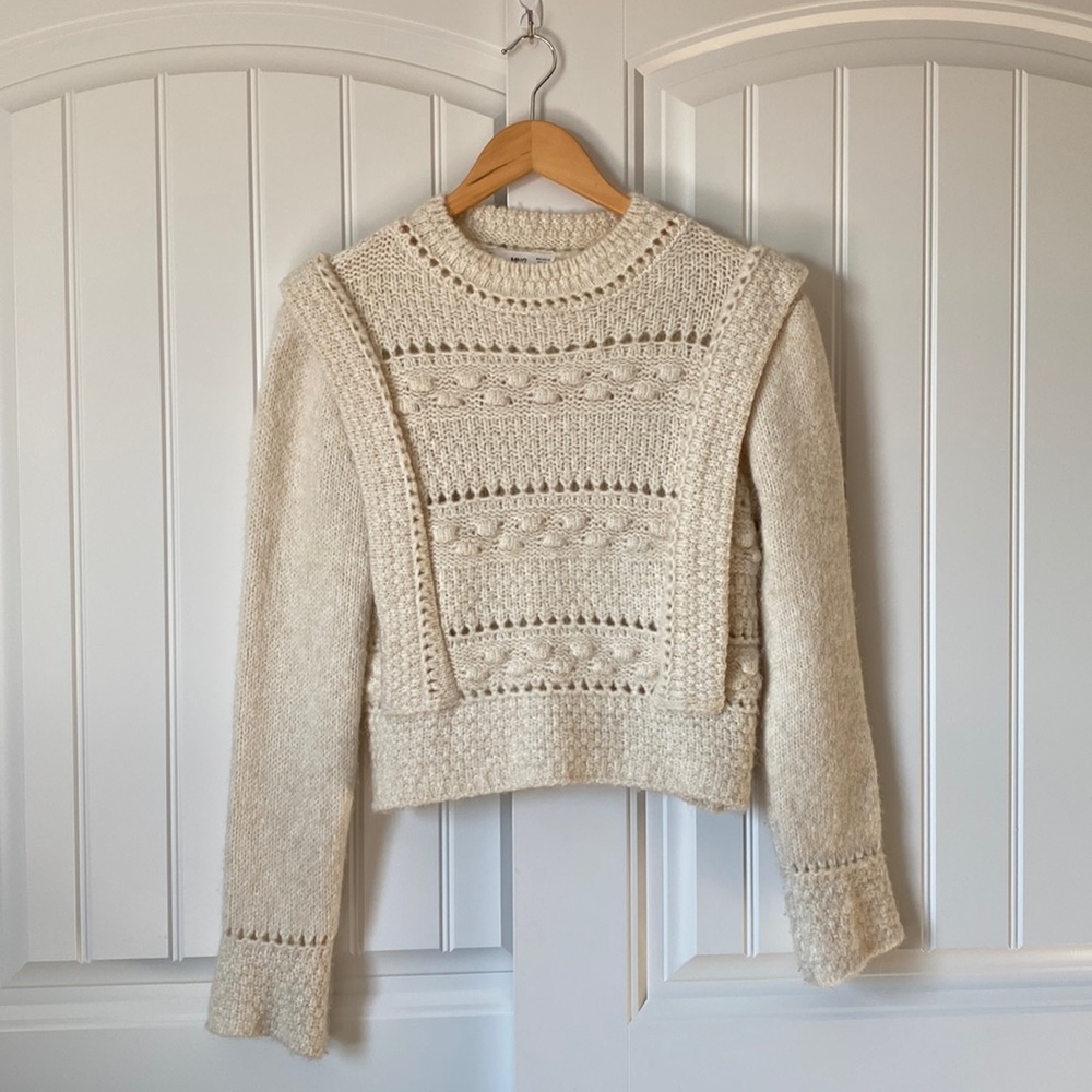 Mango Wool Blend Sweater XS